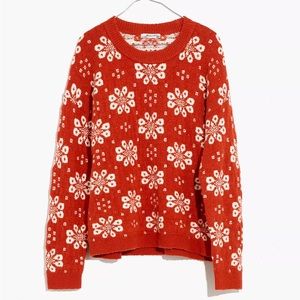 Madewell Althen Patterned Pullover Sweater
